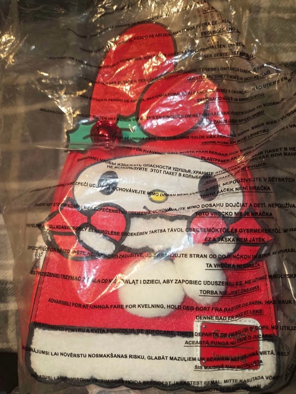 Loungefly sanrio my melody Christmas Santa backpack